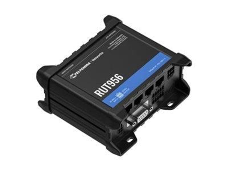 Teltonika RUT956 - wireless router - WWAN - 802.11b/g/n - 3G 4G 2G - DIN rail mountable - Wireless router N Standard - 802.11n