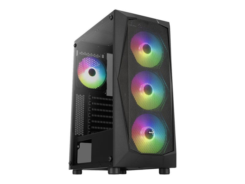 AeroCool Falcon ARGB - mid tower - ATX - Gehäuse - Tower - Schwarz