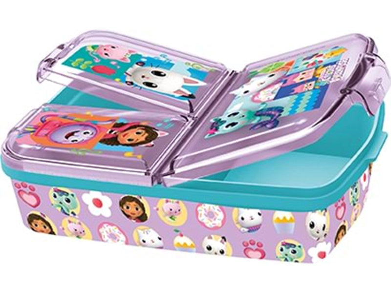 Euromic GABBY'S DOLLHOUSE multi compartm sandwich box NEW
