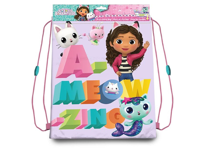 Euromic GABBY'S DOLLHOUSE Drawstring gym bag 30 x 40 cm