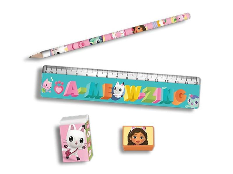 Euromic GABBY'S DOLLHOUSE Stationery case in PVC case