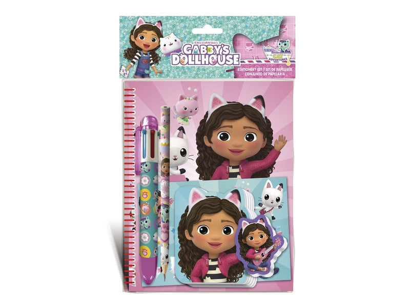 Euromic GABBY'S DOLLHOUSE Writing Set w/ multi-col. pen