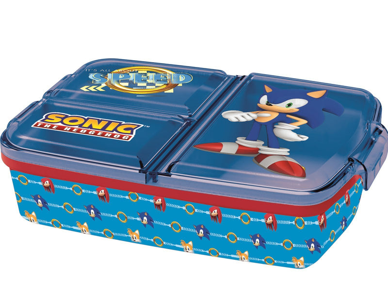 Euromic SONIC multi compartment sandwich box 18 x 13 cm NEW