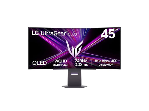 45" LG UltraGear 45GX900A-B - OLED monitor - curved - 45" - HDR