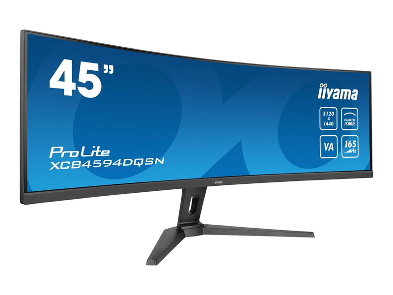 45" iiyama ProLite XCB4594DQSN-B1 - 5120x1440 - 165Hz - VA - 90W USB-C - KVM switch
