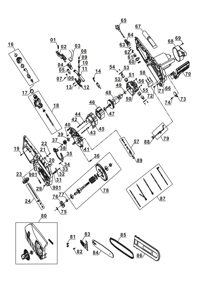 Einhell Elektro-Kettensäge GE-EC 2240 (4501740)