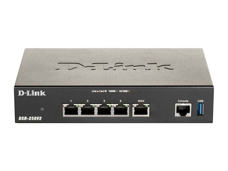 D-Link DSR-250V2 Unified Services VPN Router - Router
