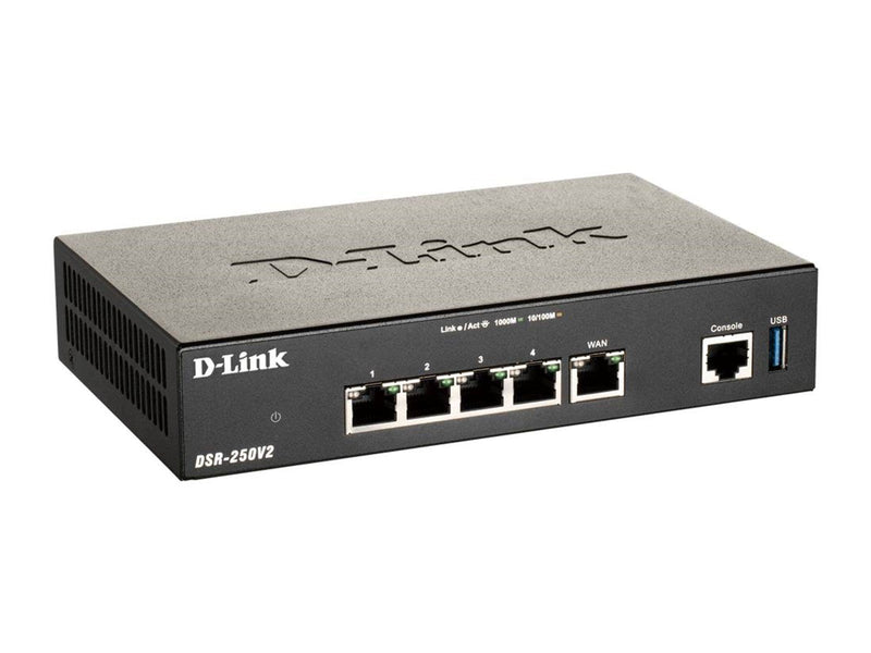 D-Link DSR-250V2 Unified Services VPN Router - Router