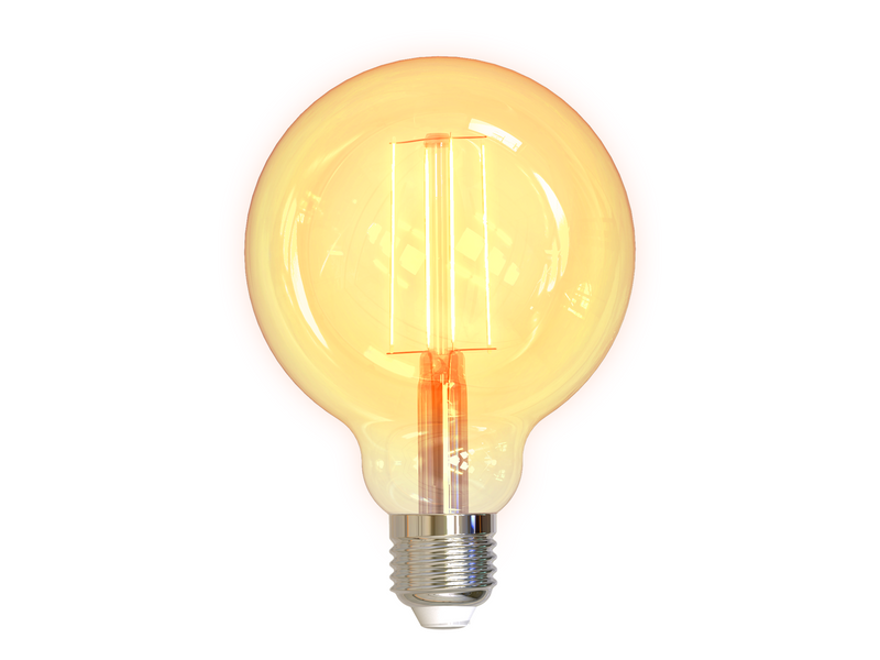 Deltaco SMART HOME LED filament lamp E27 WiFI 2.4GHz 5.5W 470lm dimmable 220-240V white