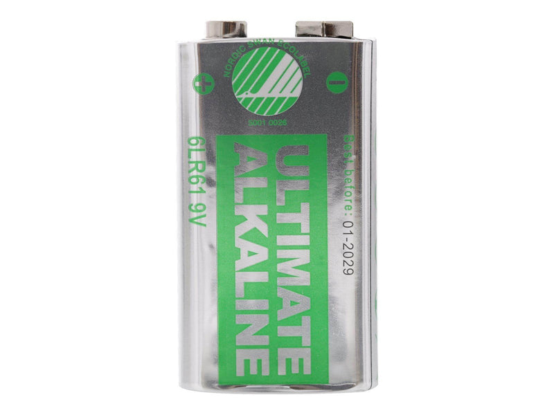 Deltaco Ultimate battery - Nordic Swan ecolabelled - 10 x 6LR61 - Alkaline