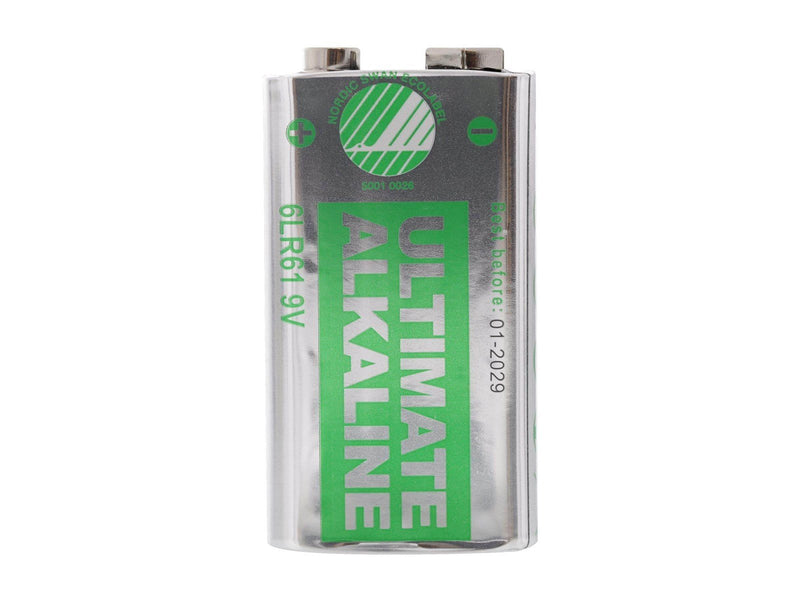 Deltaco Ultimate battery - Nordic Swan ecolabelled - 10 x 6LR61 - Alkaline