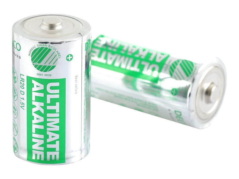 Deltaco Ultimate battery - Nordic Swan ecolabelled - 10 x D / LR20 - Alkaline