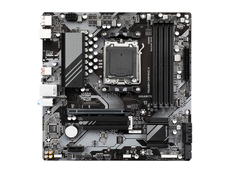 GIGABYTE A620M GAMING X Mainboard - AMD A620 - AMD AM5 socket - DDR5 RAM - Micro-ATX