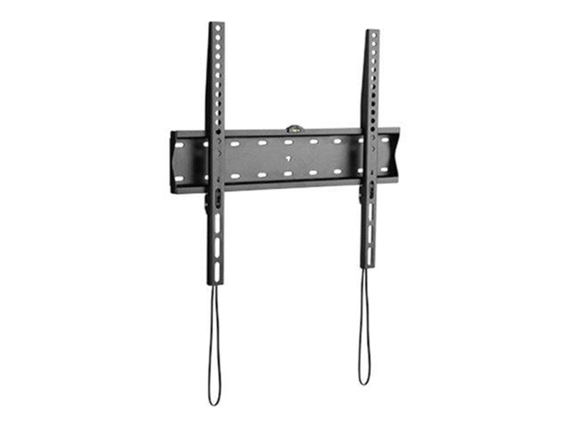 Gembird WM-55F-02 - mounting kit - fixed - for flat panel - 40 kg - fine texture black 40 kg 55" 200 x 200 mm
