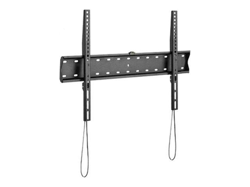 Gembird WM-70F-01 - mounting kit - fixed - for flat panel - 40 kg - fine texture black 40 kg 70" 200 x 200 mm