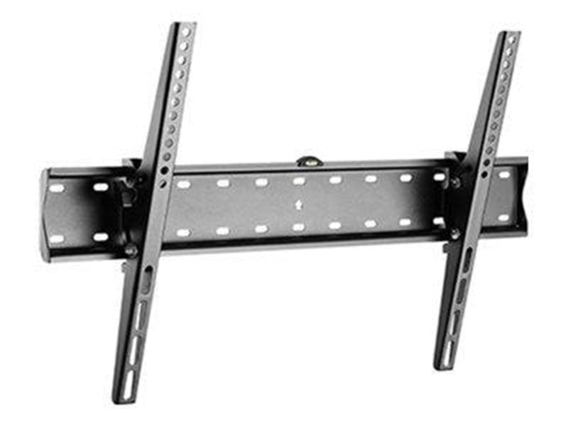 Gembird WM-70T-02 - mounting kit - tilt - for LCD display - fine texture black 40 kg 70" 200 x 200 mm