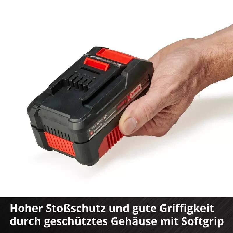Einhell Werkzeugakku mit Schnellladegerät 18 V 4 Ah (4512042)