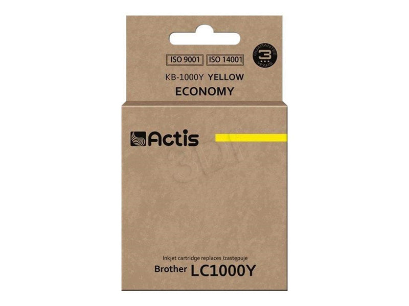 Actis standard KB-1000Y - yellow - ink cartridge (alternative for: Brother LC1000Y Brother LC970Y) - Tintenpatrone Gelb