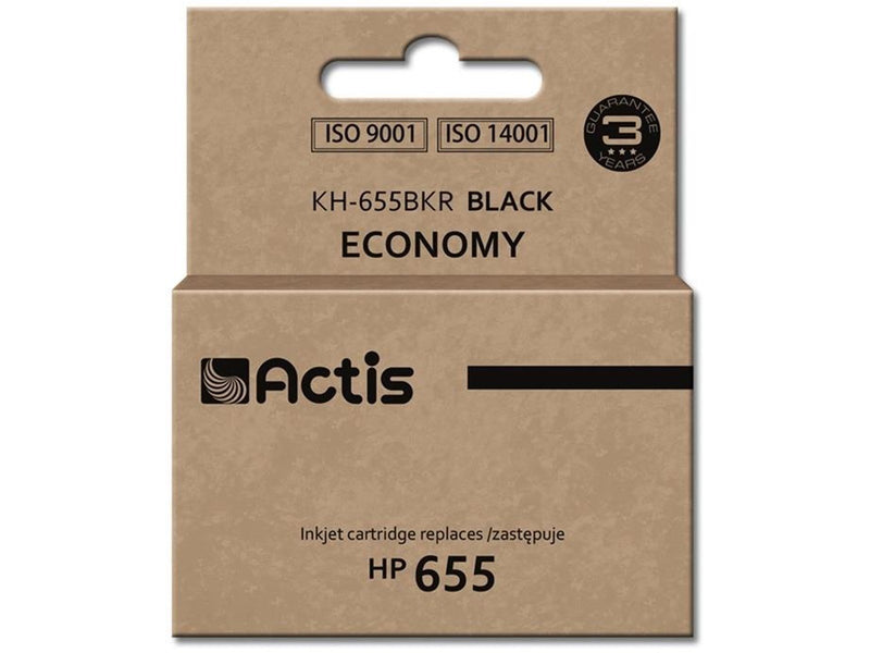 Actis standard KH-655BKR - black - refurbished - ink cartridge (alternative for: HP 655) - Tintenpatrone Schwarz