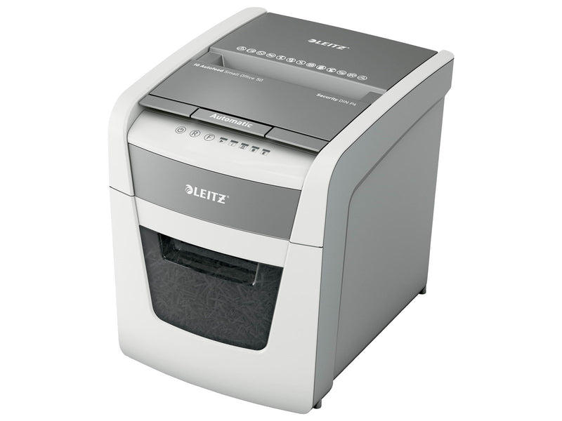 Leitz IQ Autofeed Small Office 50 Automatischer Aktenvernichter P4
