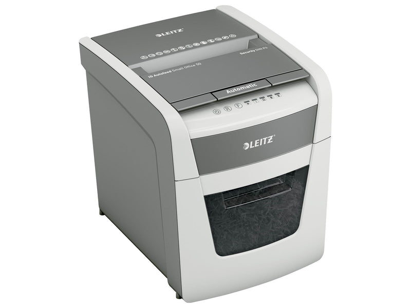 Leitz IQ Autofeed Small Office 50 Automatischer Aktenvernichter P4