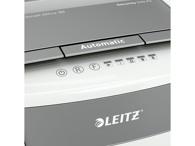 Leitz IQ Autofeed Small Office 50 Automatischer Aktenvernichter P4