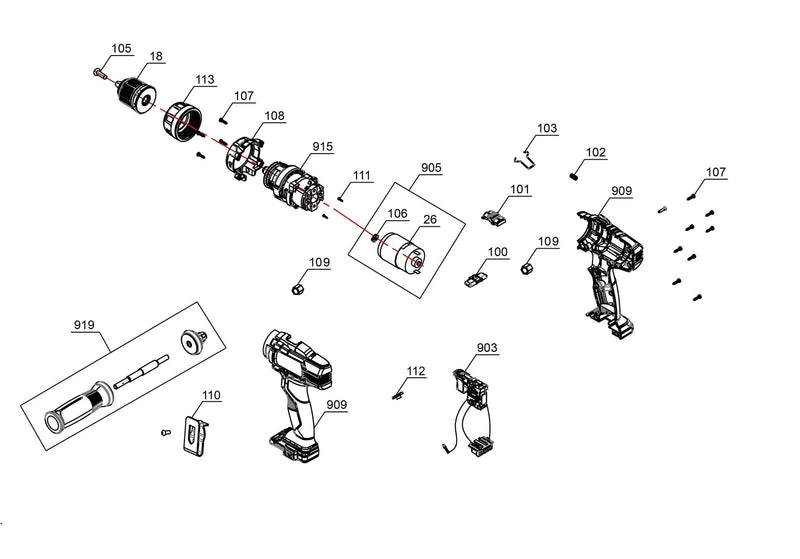 Einhell Akku-Bohrschrauber-Set TE-CD 18/48 Li-i-Solo (4513926)