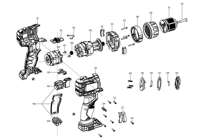 Einhell Akku-Schlagbohrschrauber TP-CD 18/50 Li-i BL-Solo (4513942)