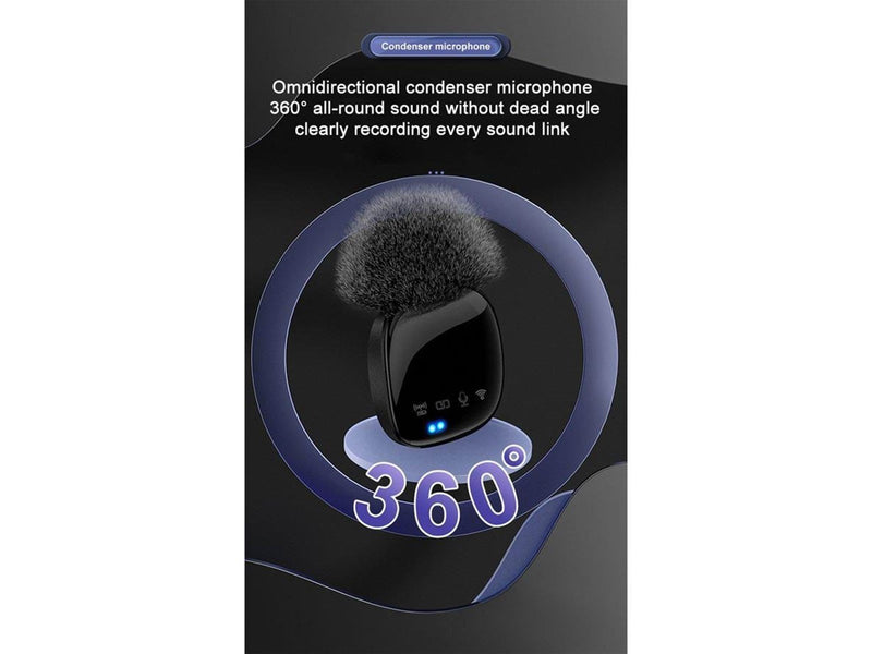 Lippa Dual Wireless Wind Protected Microphone With Lightning Connector