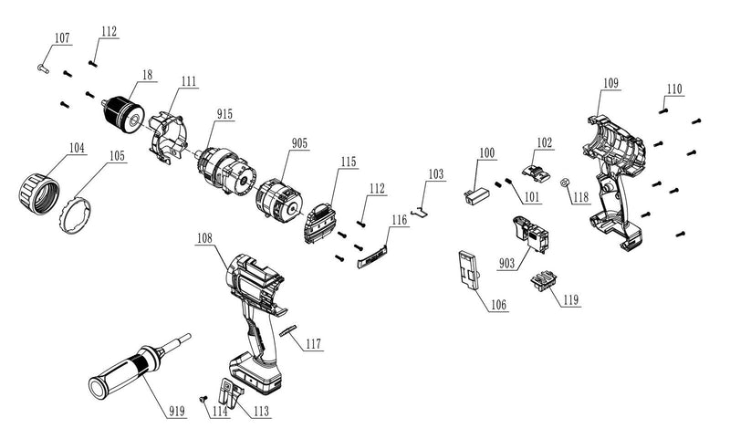 Einhell Akku-Schlagbohrschrauber TP-CD 18/60 Li-i BL Solo (4514205)