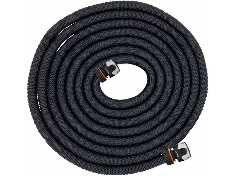 Greenit universal flexible water hose with clutch 15 meter latex