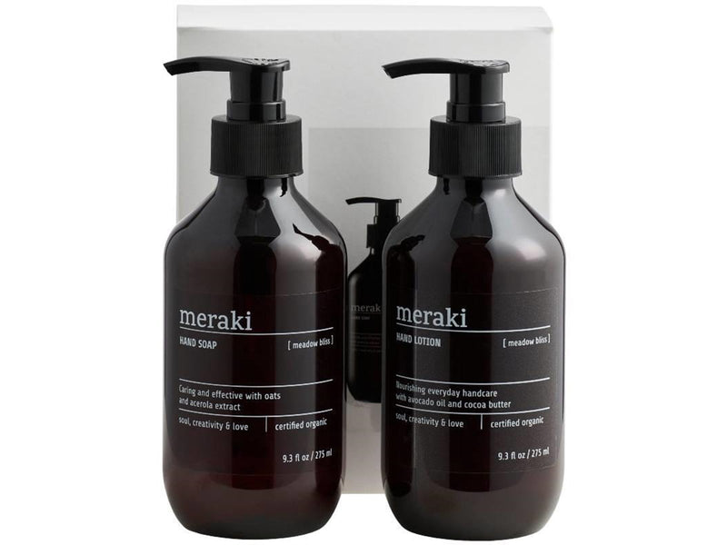 Meraki Meadow Bliss hand soap gift box