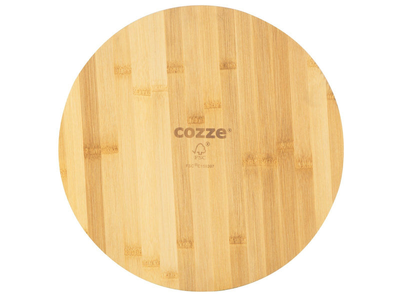 cozze ® Pizzaschneidbrett Ø350 x 12mm Bambusholz