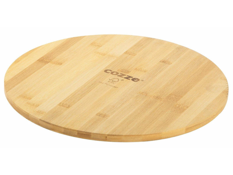 cozze ® Pizzaschneidbrett Ø350 x 12mm Bambusholz