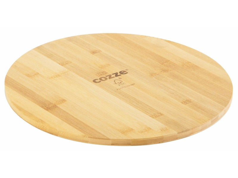 cozze ® Pizzaschneidbrett Ø350 x 12mm Bambusholz