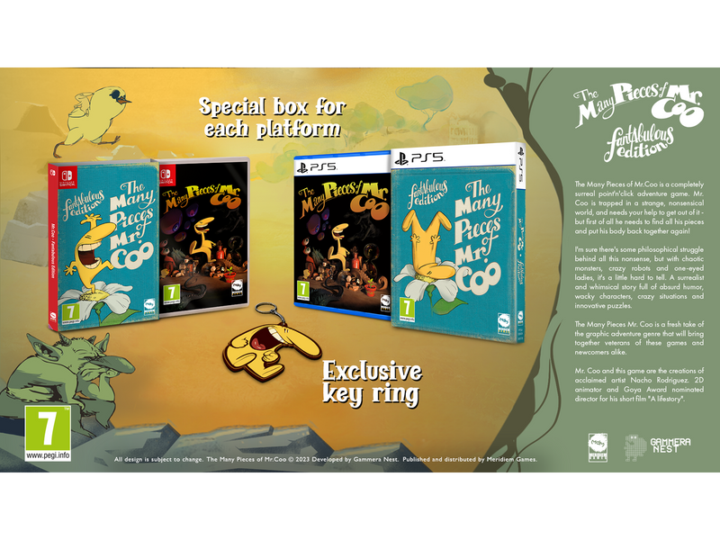 The Many Pieces of Mr. Coo (Fantabulous Edition) - Sony PlayStation 5 - Abenteuer - PEGI 7