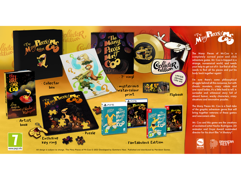 The Many Pieces of Mr. Coo (Collector's Edition) - Nintendo Switch - Abenteuer - PEGI 7
