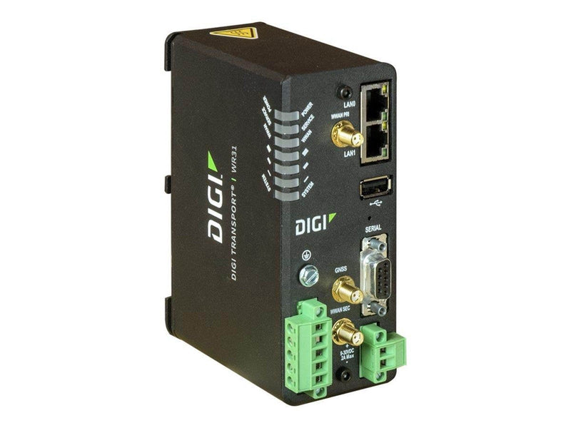 Digi TransPort WR31 - router - WWAN - DIN rail mountable - Router