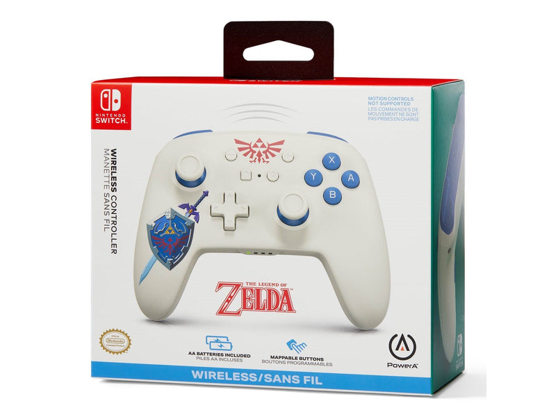 PowerA Wireless Controller for Nintendo Switch - Zelda Sworn Protector - Wireless Controller - Nintendo Switch