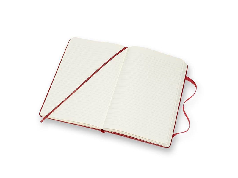 Moleskine Classic Hard Linjerad Large Rød