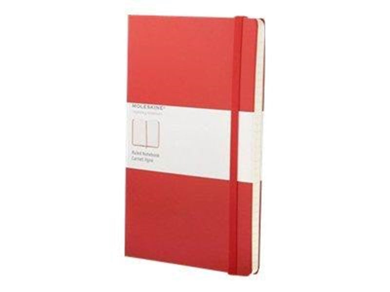 Moleskine Classic Hard Linjerad Large Rød