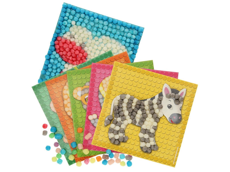 PlayMais Mosaic Cards Decorate Zoo
