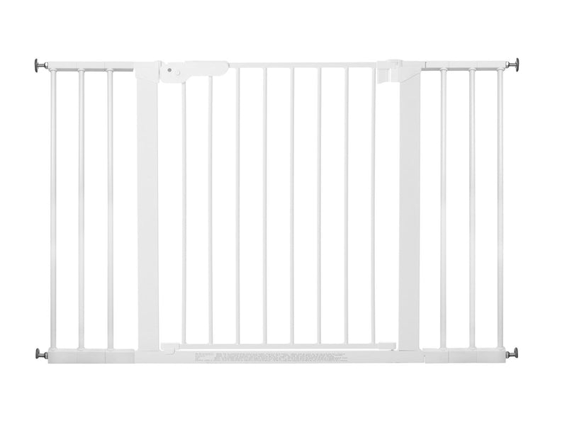 BabyDan Premier Safety Gate with 6 Extensions White 112-119.3 cm