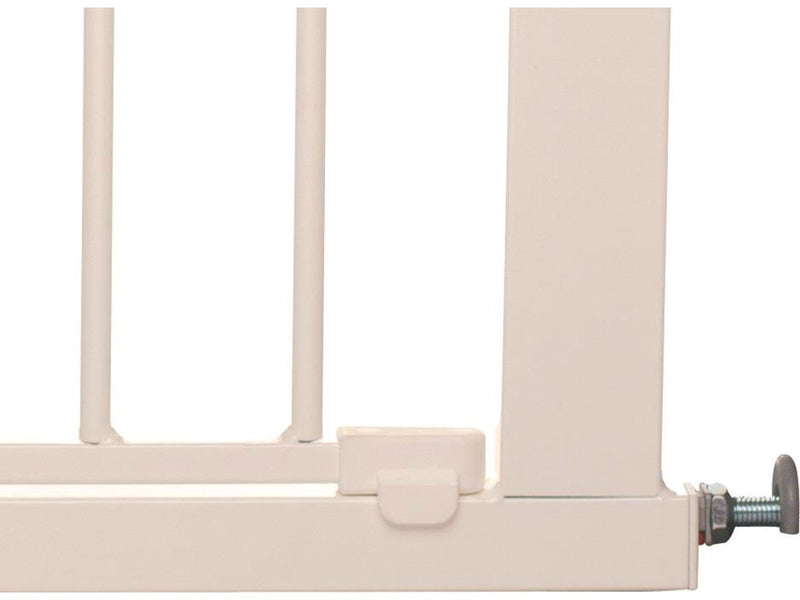 BabyDan Premier Safety Gate with 2 Extensions White 86-93.3 cm