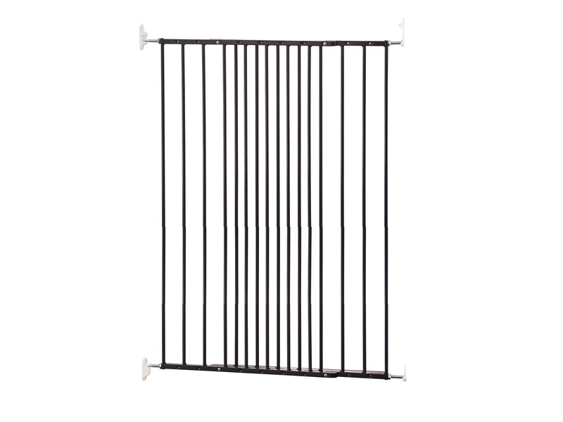 SPD Pet Extending Gate Extra Tall Dog Gate Black 62.5-106.8 cm