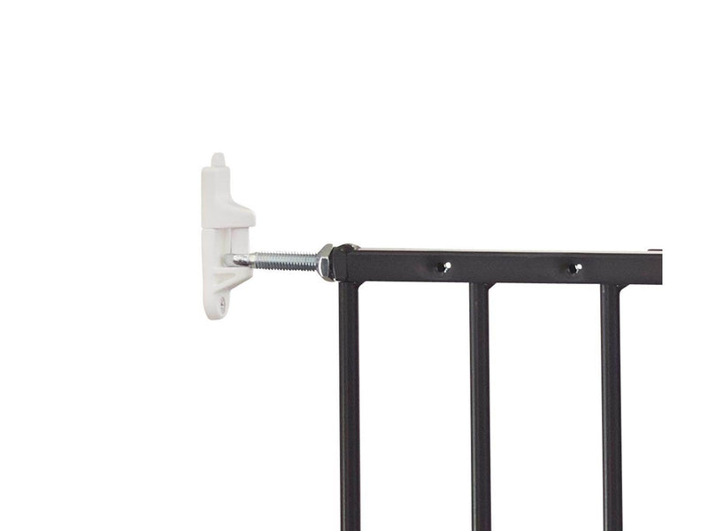 SPD Pet Extending Gate Extra Tall Dog Gate Black 62.5-106.8 cm