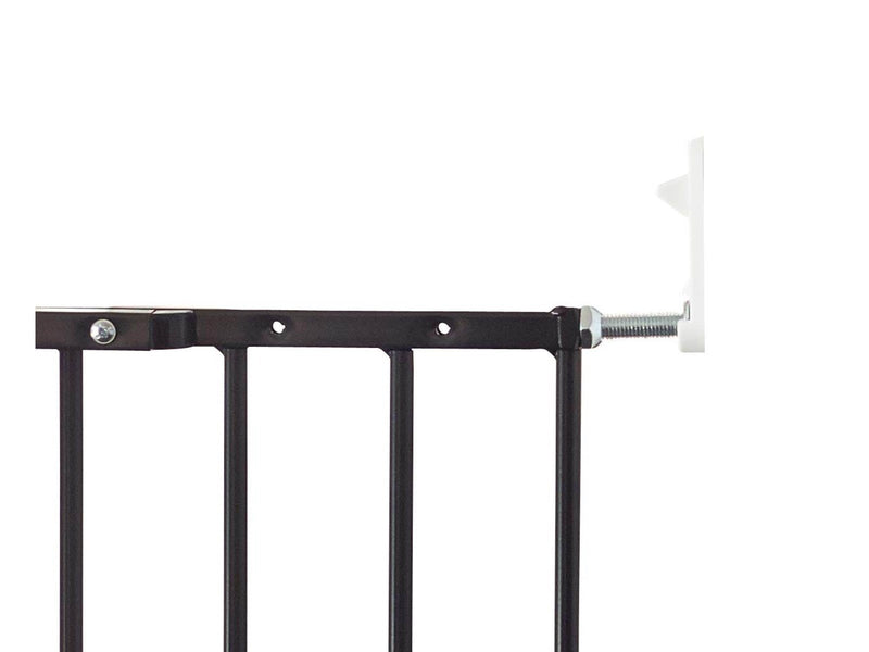 SPD Pet Extending Gate Extra Tall Dog Gate Black 62.5-106.8 cm