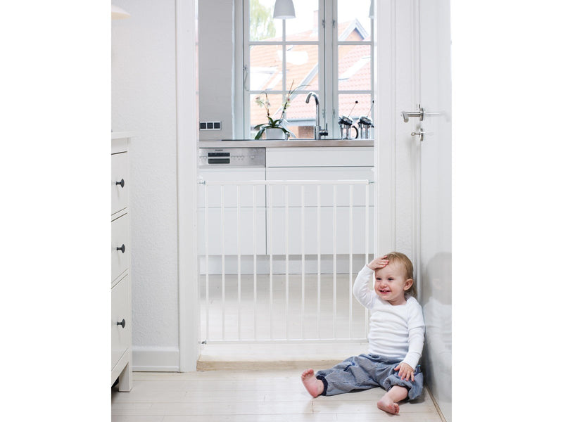 BabyDan No Trip Safety Gate Metal 78 cm/30" White 72-78.5 cm