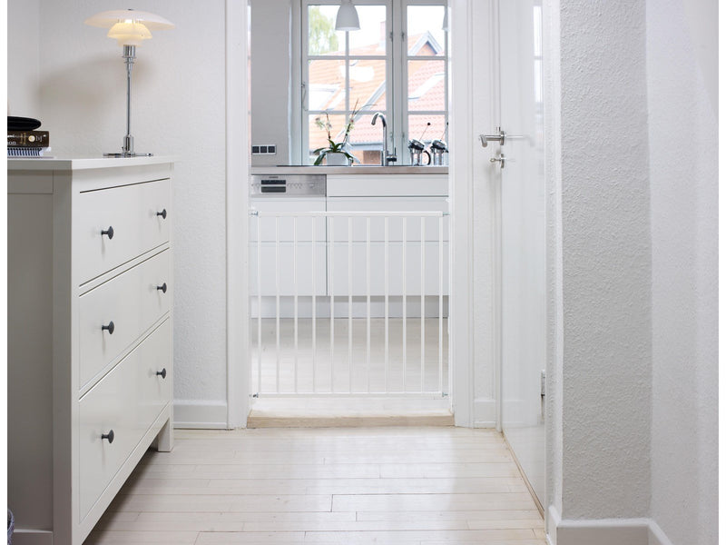 BabyDan No Trip Safety Gate Metal 78 cm/30" White 72-78.5 cm