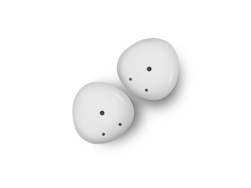 Housegard Pebble Link wireless, series-connected smoke alarm, incl. 10-year battery, 2-pack